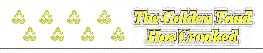 golden toad banner